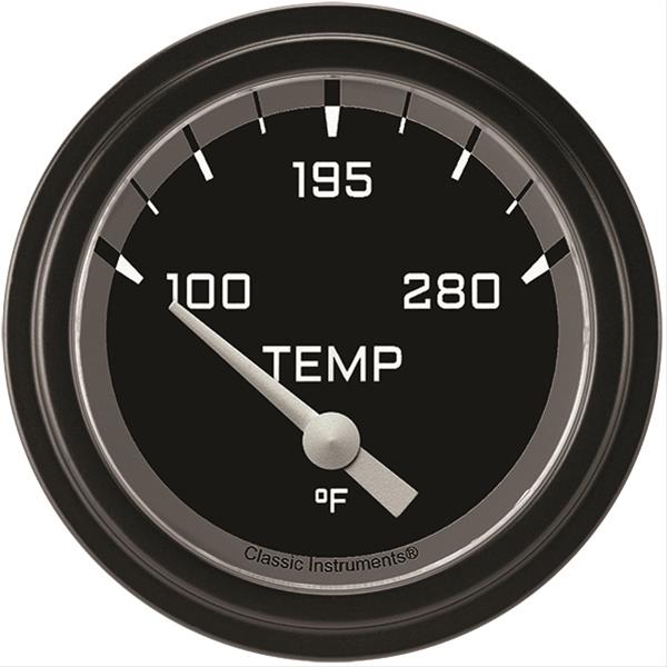 Classic Instruments Auto Cross Gray Series Gauges AX226GBLF-12