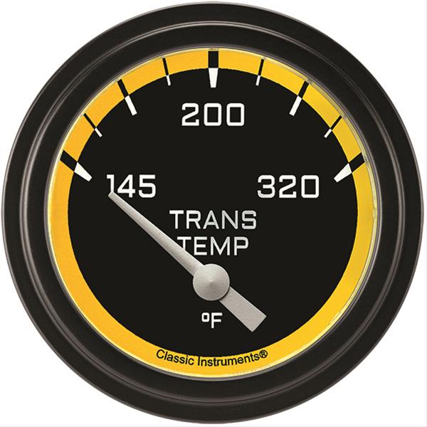 Classic Instruments Auto Cross Yellow Series Gauges AX227YBLF