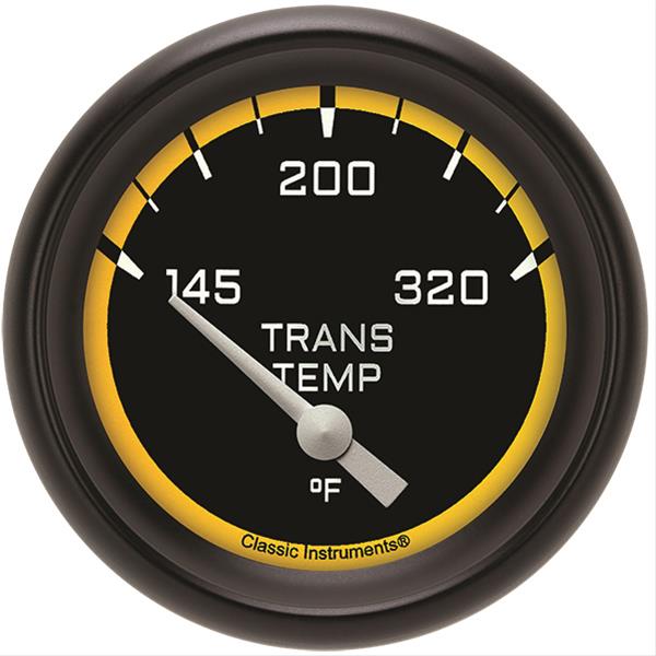 Classic Instruments Auto Cross Yellow Series Gauges AX227YBPF