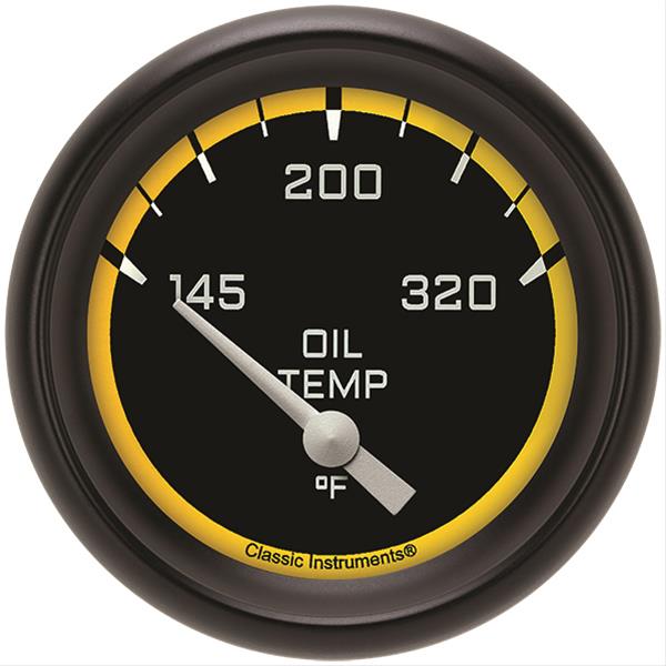 Classic Instruments Auto Cross Yellow Series Gauges AX228YBPF