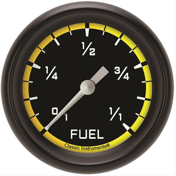 Classic Instruments Auto Cross Yellow Series Gauges AX309YBPF