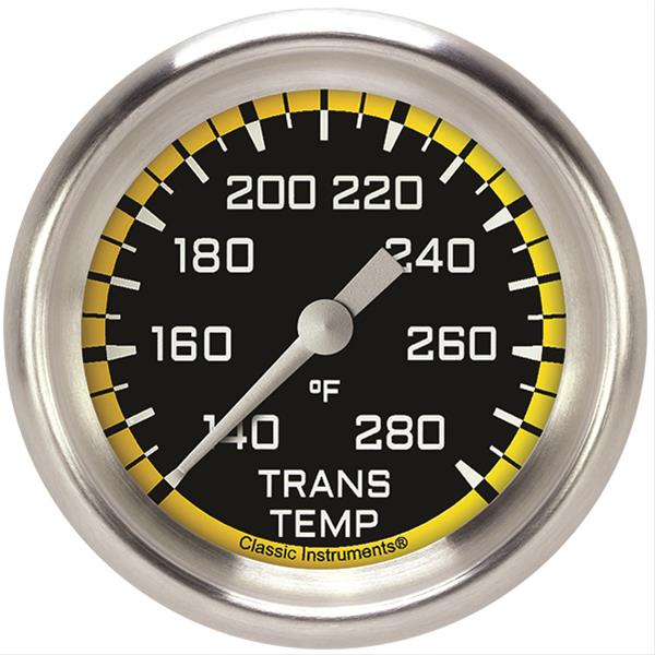 Classic Instruments Auto Cross Yellow Series Gauges AX327YAPF