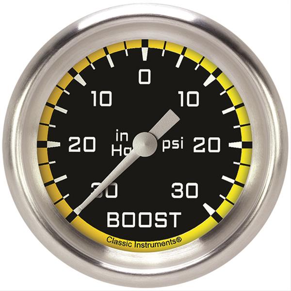 Classic Instruments Auto Cross Yellow Series Gauges AX341YAPF