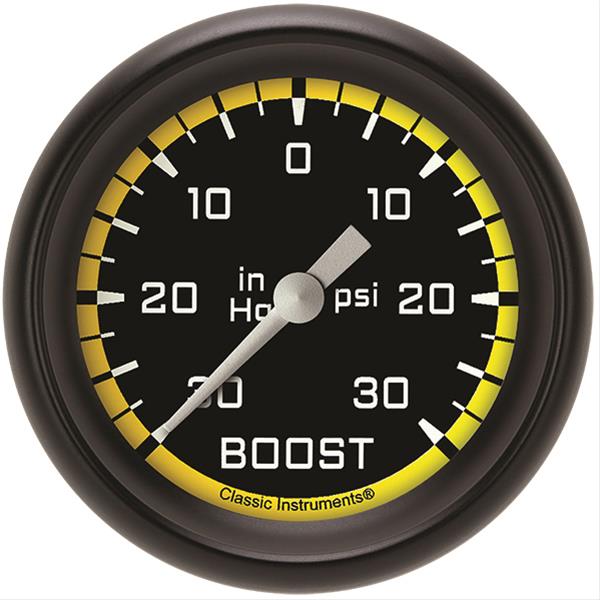 Classic Instruments Auto Cross Yellow Series Gauges AX341YBPF