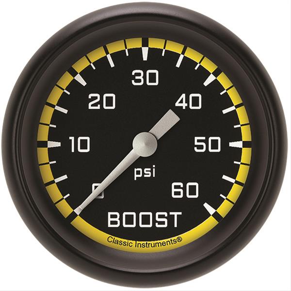 Classic Instruments Auto Cross Yellow Series Gauges AX343YBPF