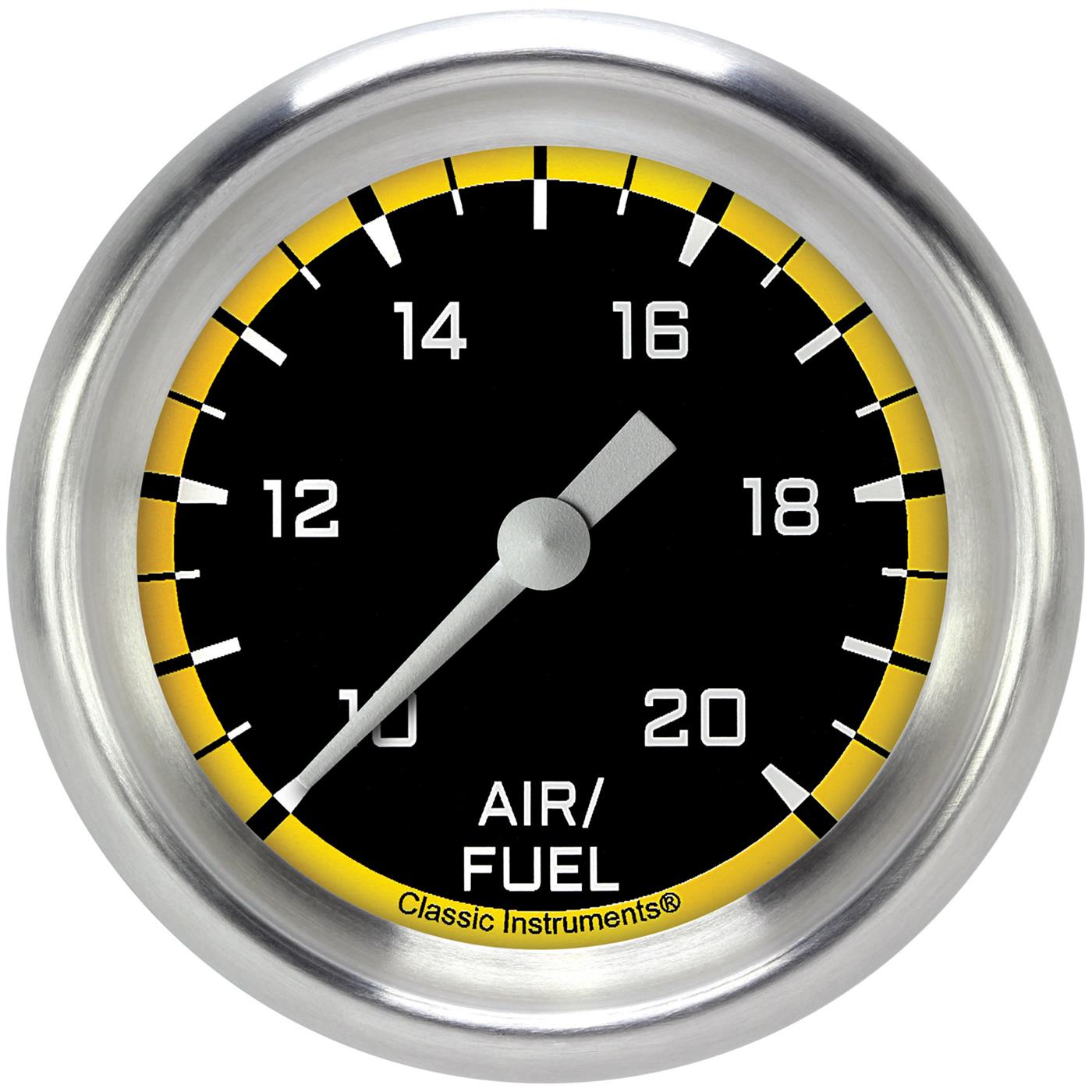 Classic Instruments Auto Cross Yellow Series Gauges AX394YAPF