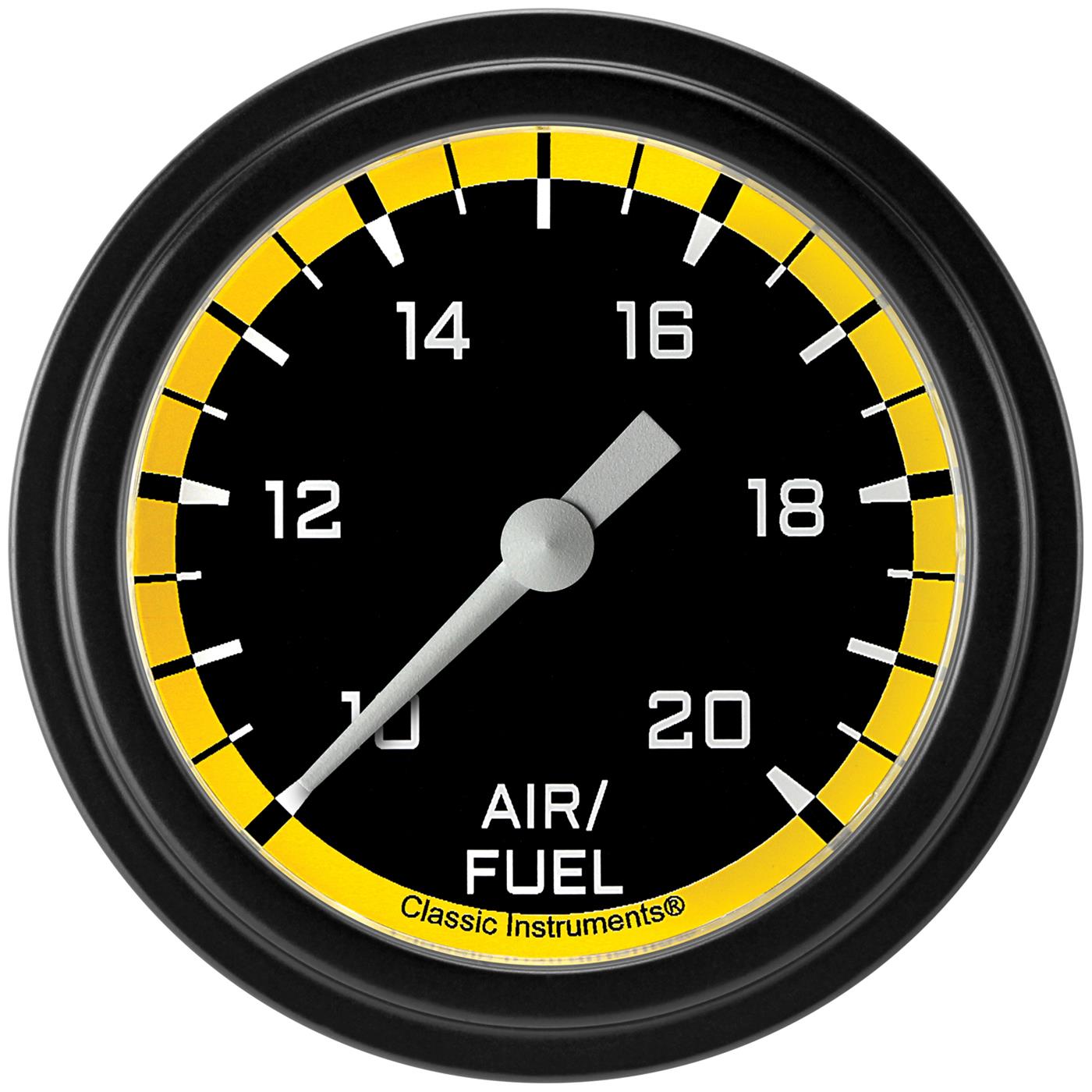 Classic Instruments Auto Cross Yellow Series Gauges AX394YBLF