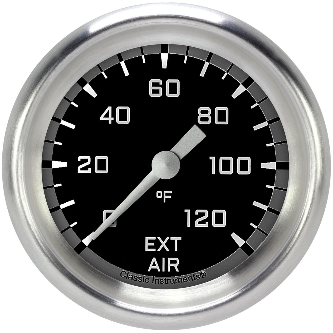 Classic Instruments Auto Cross Gray Series Gauges AX399GAPF