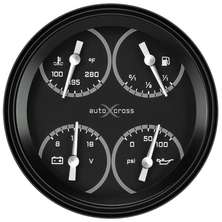 Classic Instruments Auto Cross Gray Series Gauges AX75GBLF