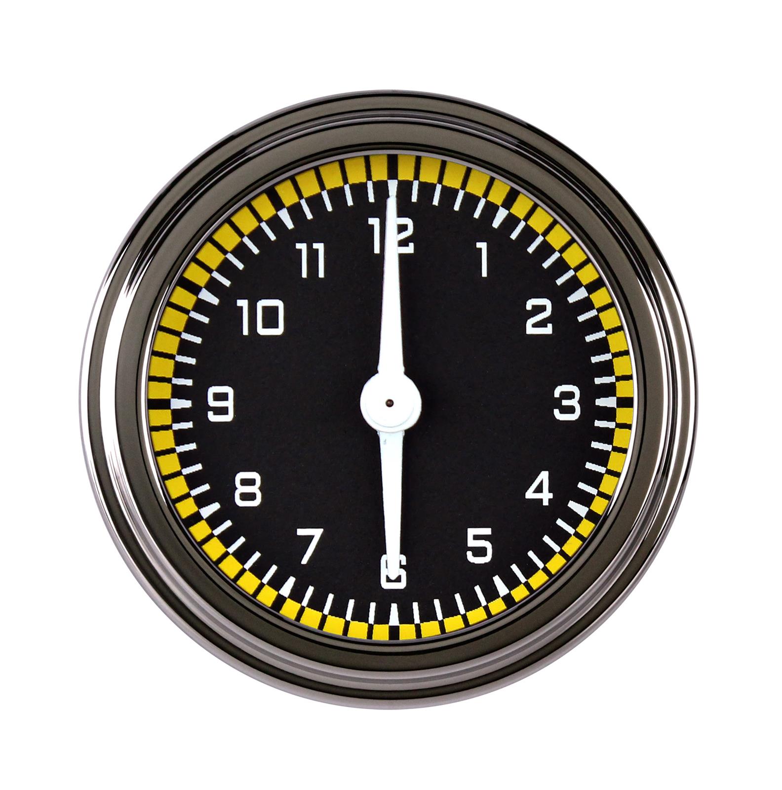Classic Instruments Auto Cross Yellow Series Gauges AX90YSLF