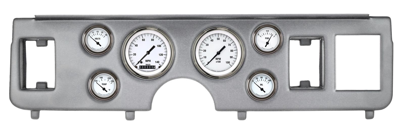 Classic Instruments 1979-86 Ford Mustang Package Gauge Sets CDMU79WH01BA