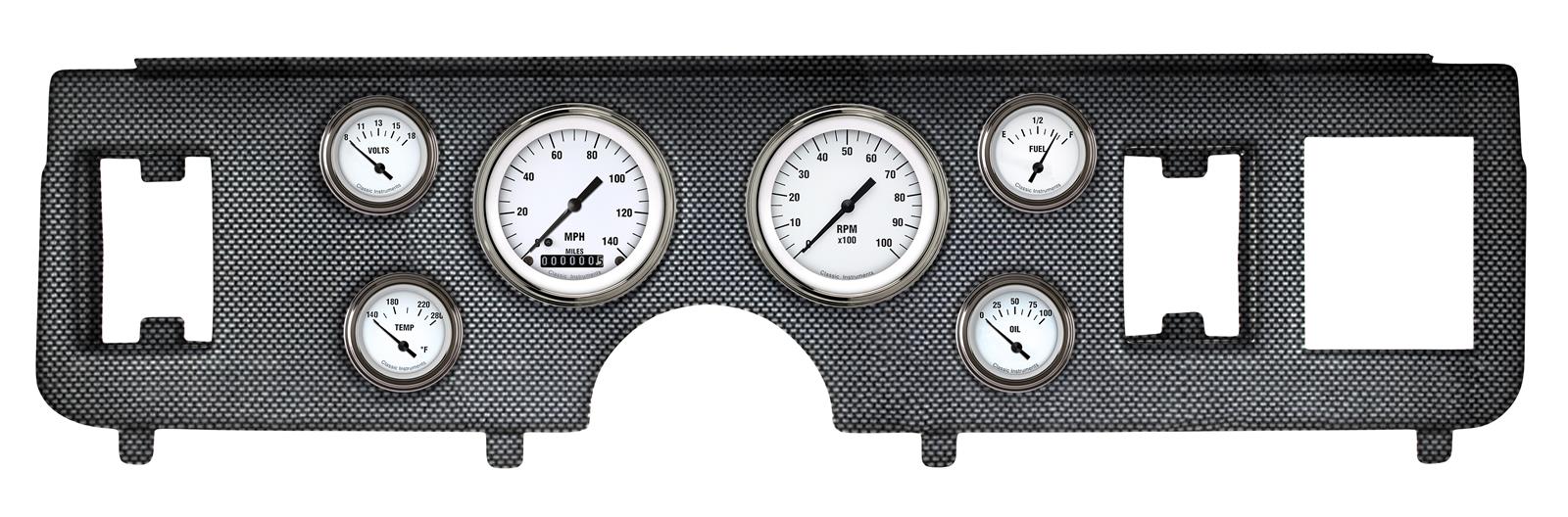 Classic Instruments 1979-86 Ford Mustang Package Gauge Sets CDMU79WH01CF