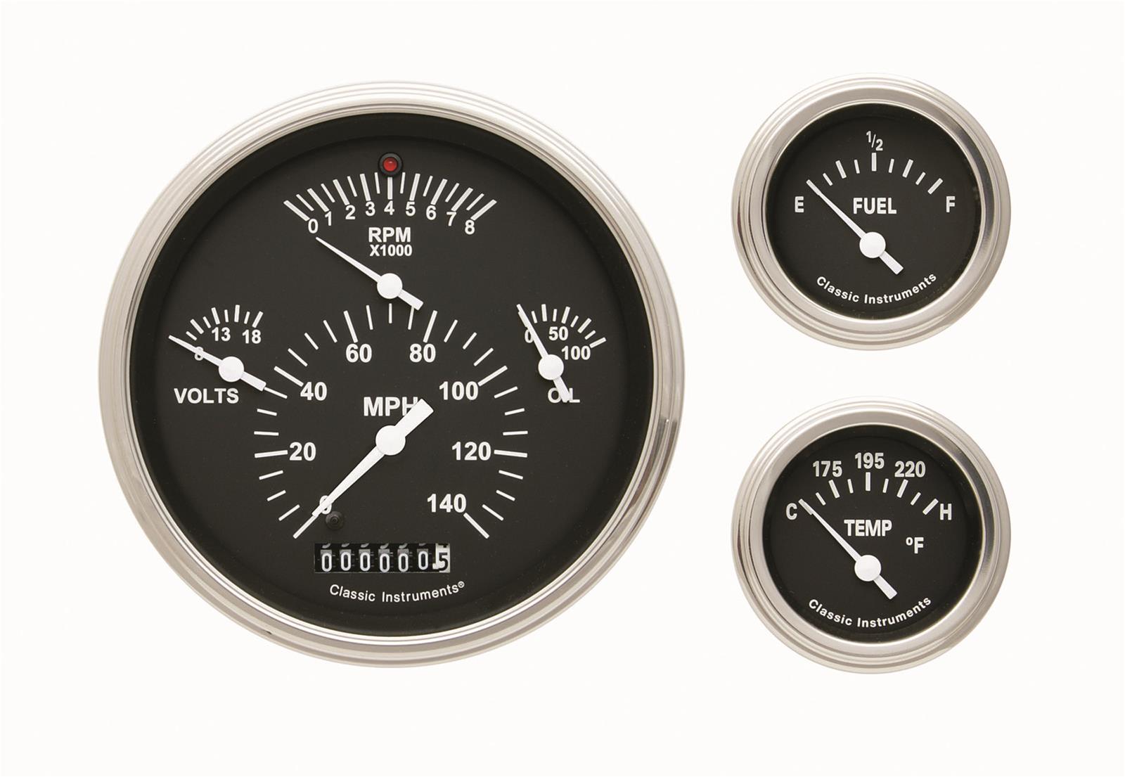 Classic Instruments Gauge Kits and Instrument Clusters CH01BSLF-LS