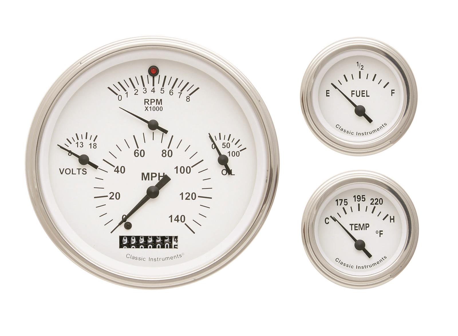 Classic Instruments Gauge Kits and Instrument Clusters CH01WSLF-LS
