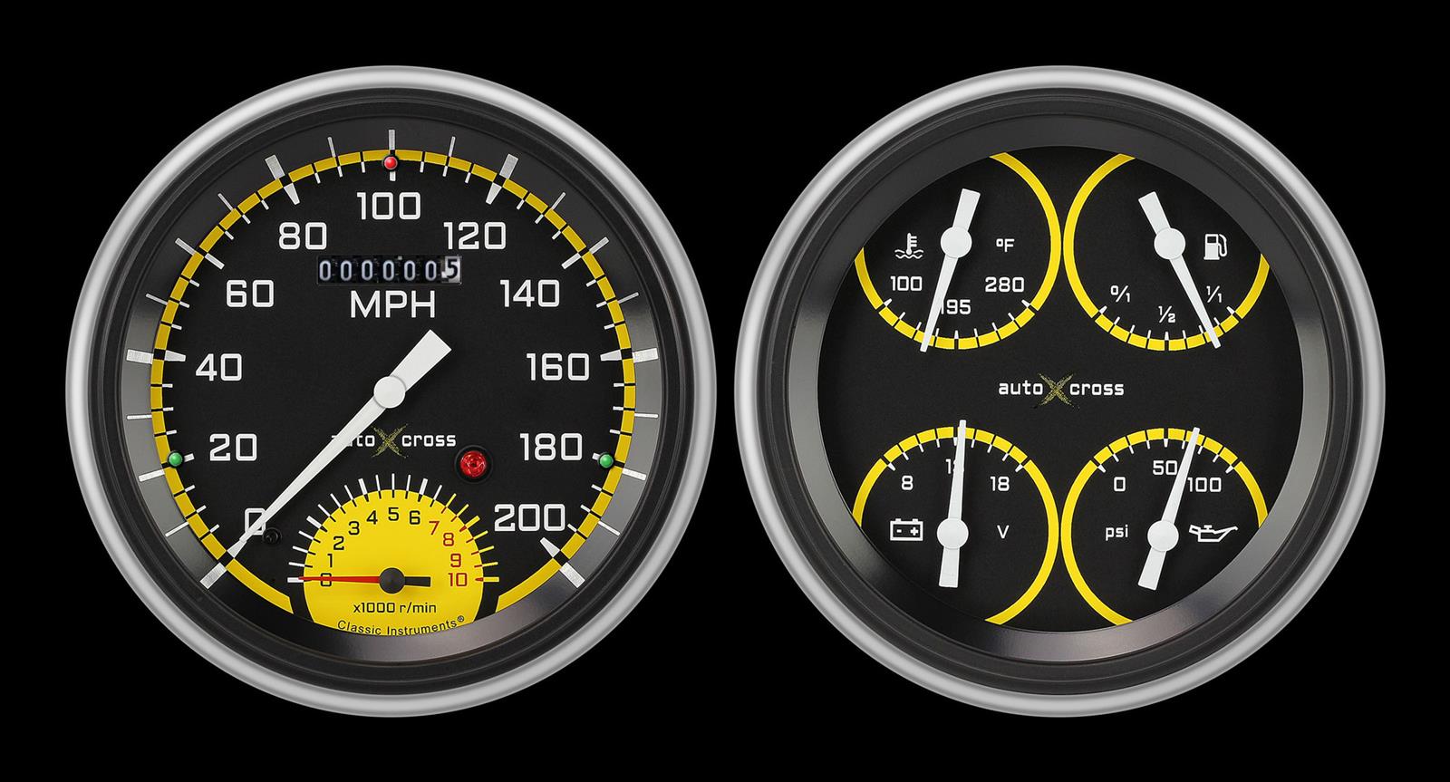 Classic Instruments Gauge Kits and Instrument Clusters CH51AXY62-LS
