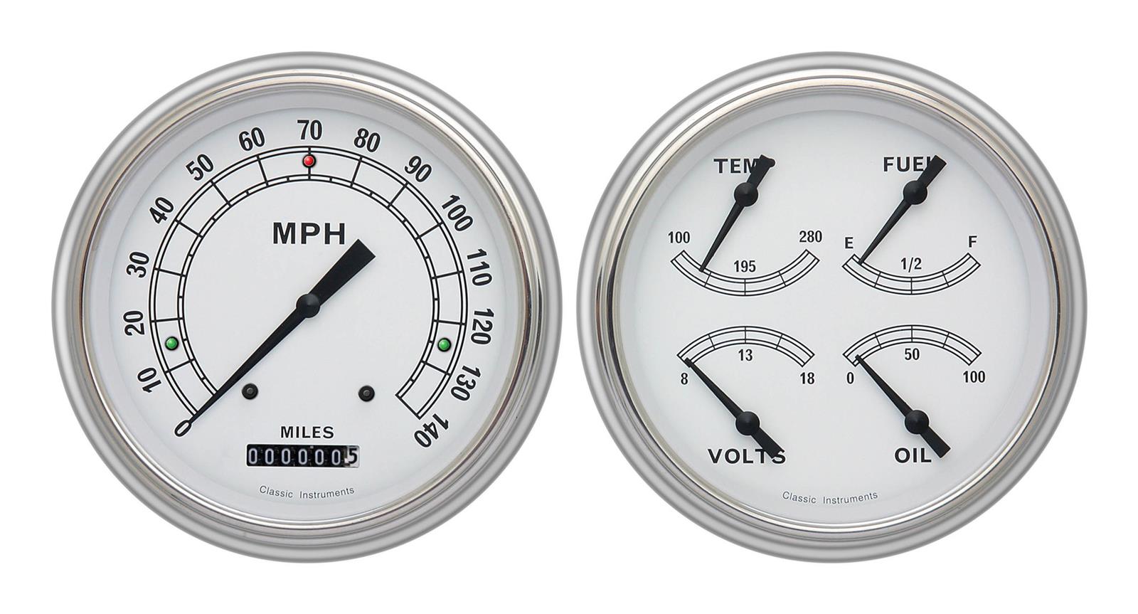 Classic Instruments Gauge Kits and Instrument Clusters CH51CW52-LS