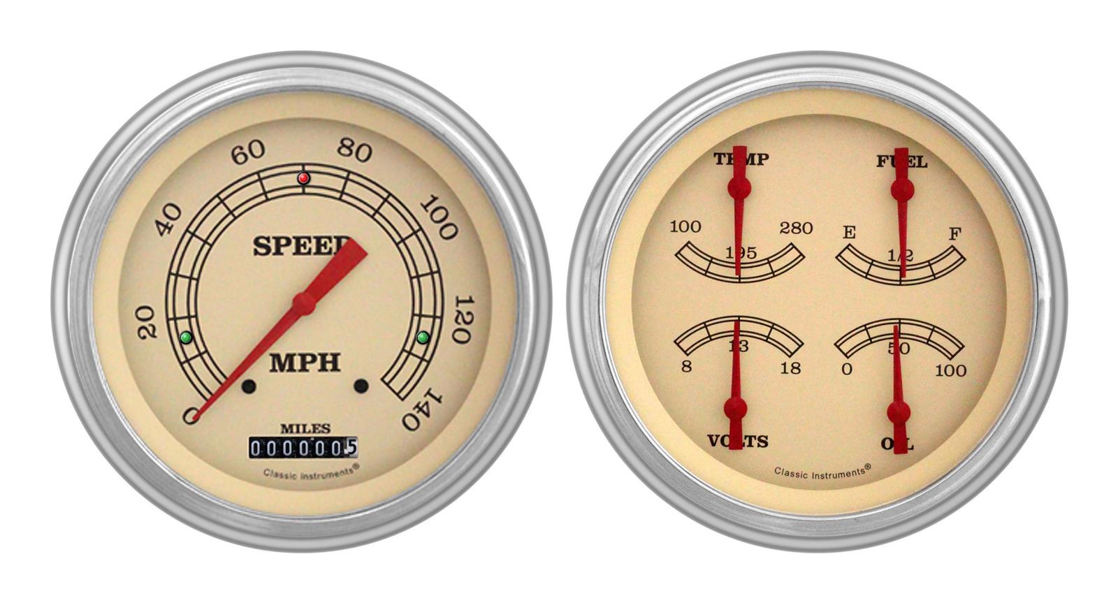 Classic Instruments Gauge Kits and Instrument Clusters CH51VT52-LS