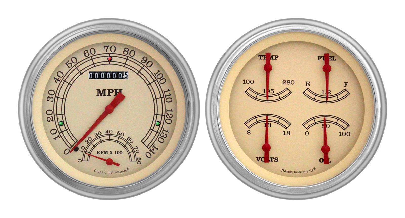 Classic Instruments Gauge Kits and Instrument Clusters CH51VT62-LS