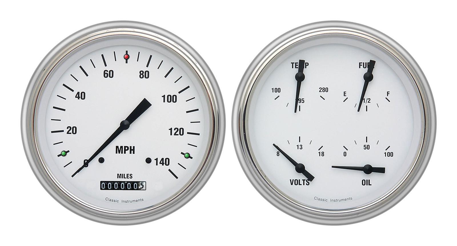 Classic Instruments Gauge Kits and Instrument Clusters CH51WH52-LS