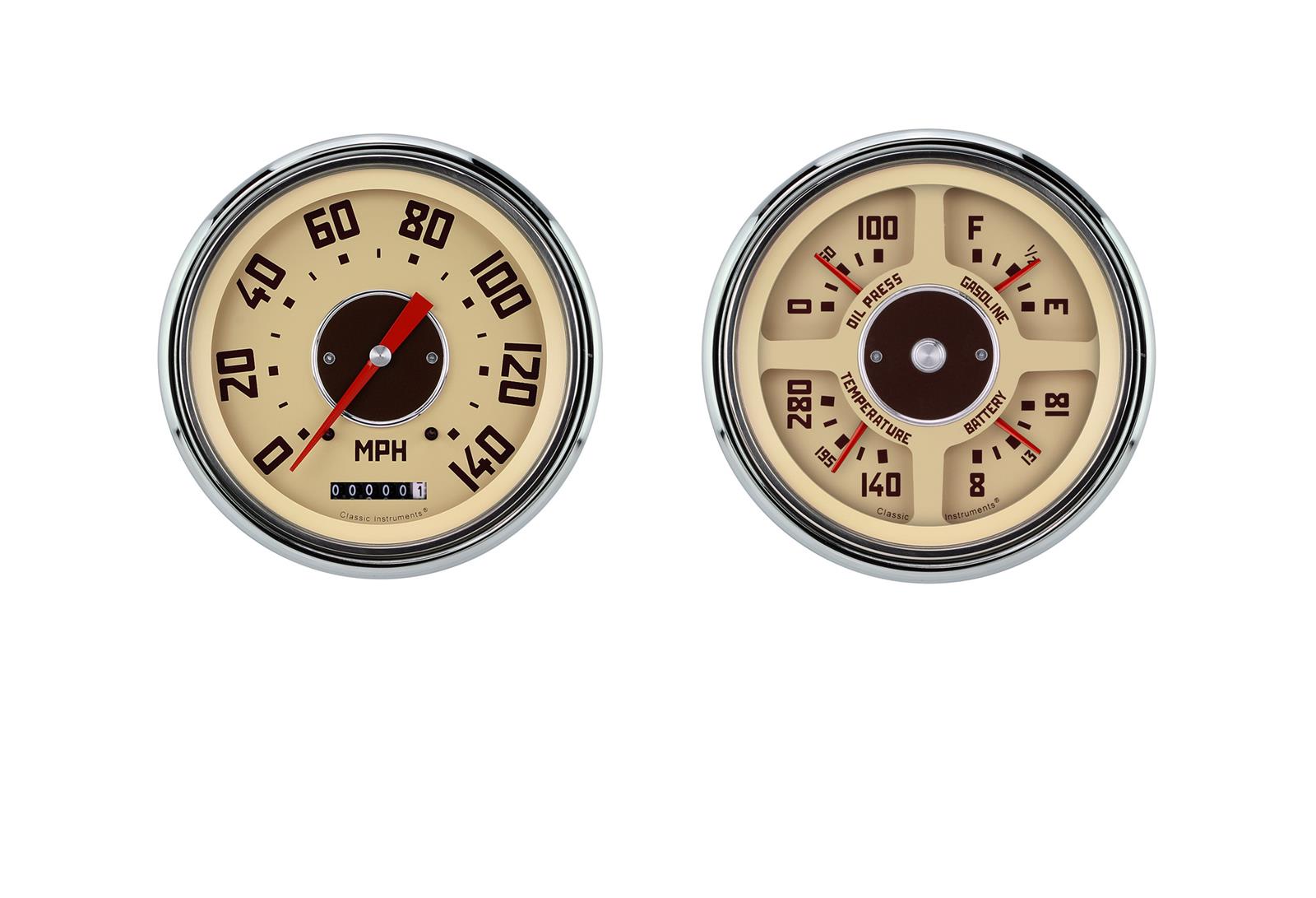 Classic Instruments Gauge Kits and Instrument Clusters CT47GM52-LS