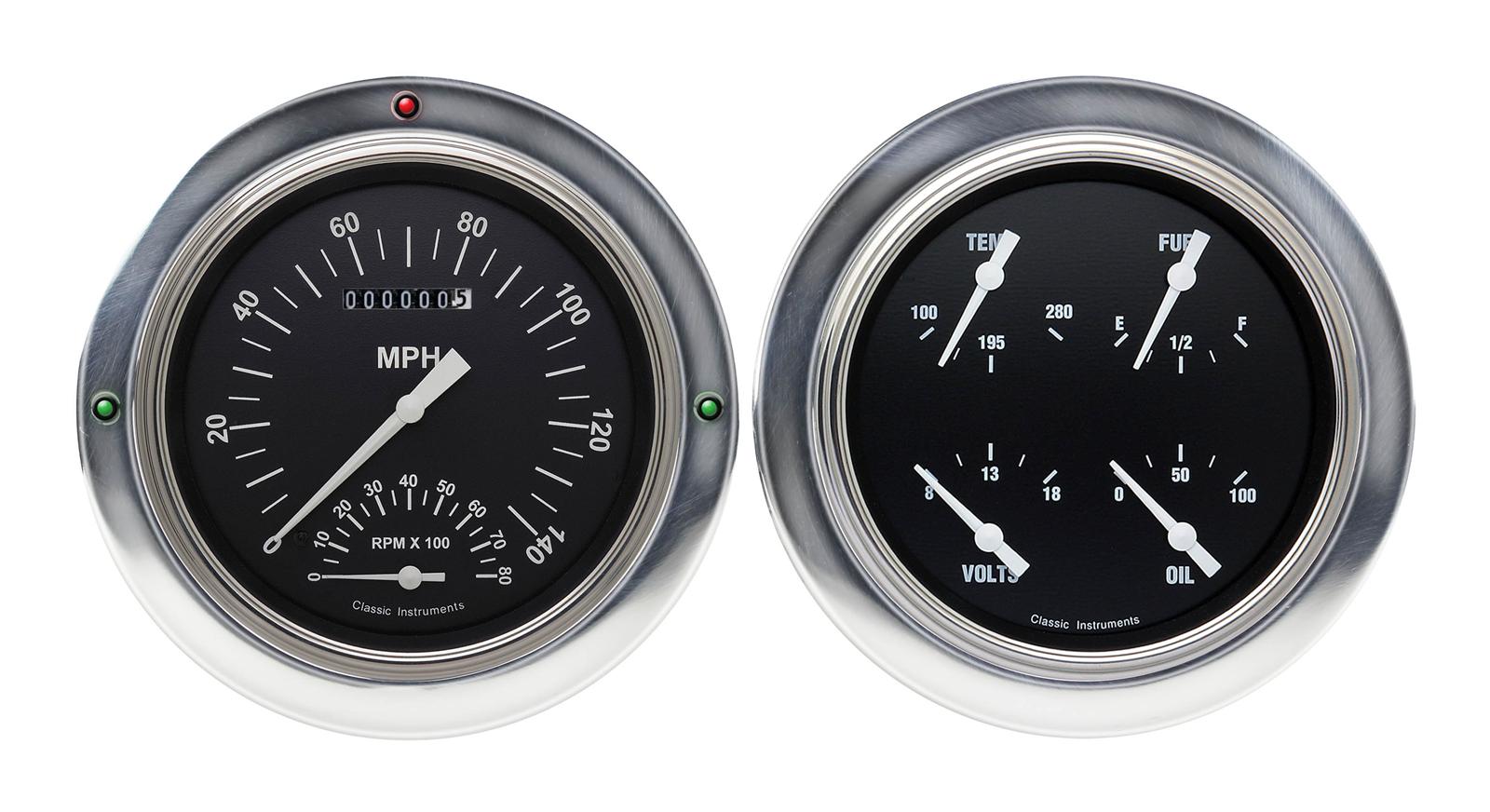 Classic Instruments 1954-55 Chevy Pickup Package Gauge Sets CT54HR62