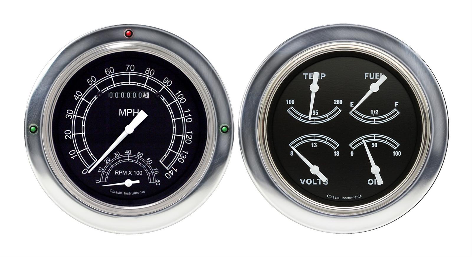 Classic Instruments 1954-55 Chevy Pickup Package Gauge Sets CT54TR62