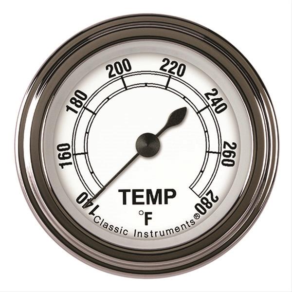 Classic Instruments Classic White Series Gauges CW126SLF-06
