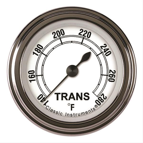 Classic Instruments Classic White Series Gauges CW127SLF