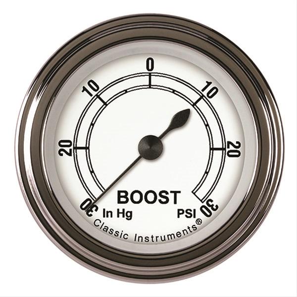 Classic Instruments Classic White Series Gauges CW141SLF