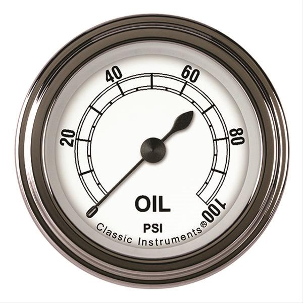 Classic Instruments Classic White Series Gauges CW181SLF