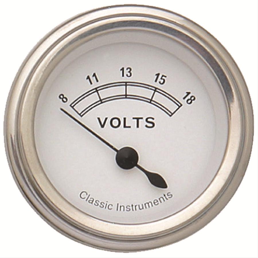 Classic Instruments Classic White Series Gauges CW30SLF