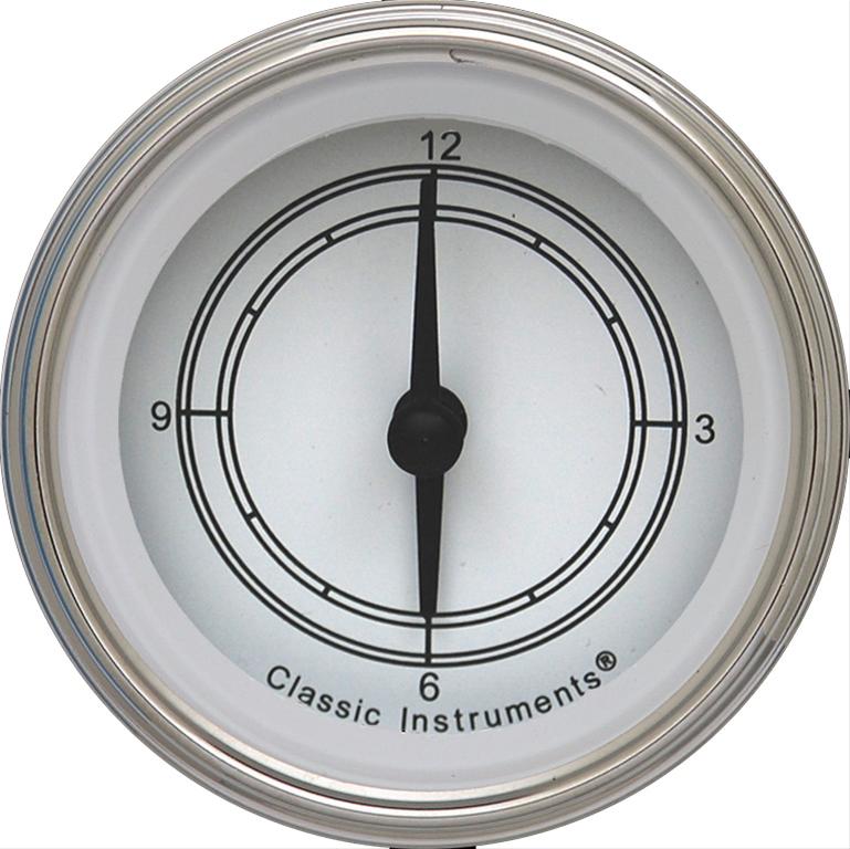Classic Instruments Classic White Series Gauges CW90SLC