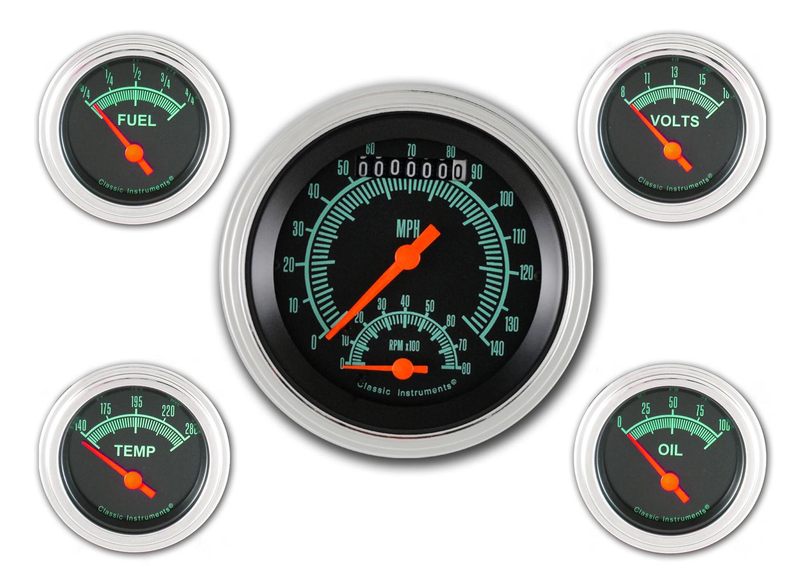 Classic Instruments G-Stock Series Gauge Sets GS65SLC