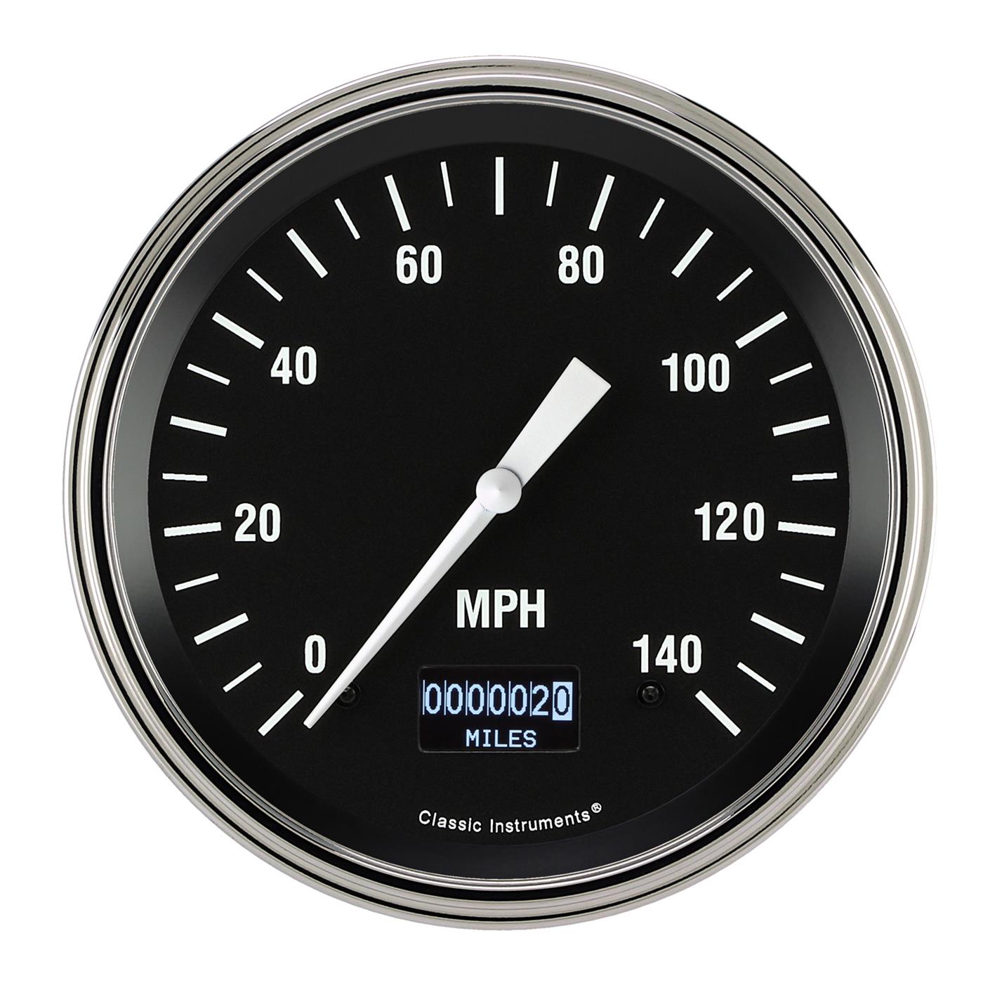 Classic Instruments Hot Rod Series Speedometers HR56DSLF