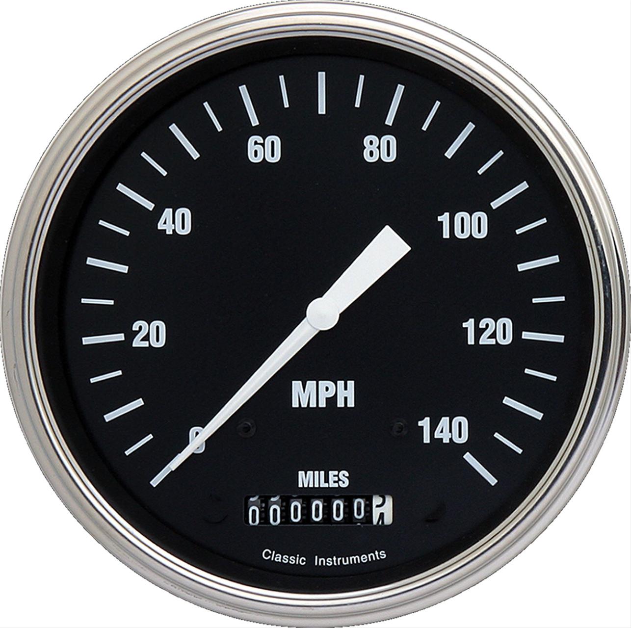 Classic Instruments Hot Rod Series Speedometers HR56SLC