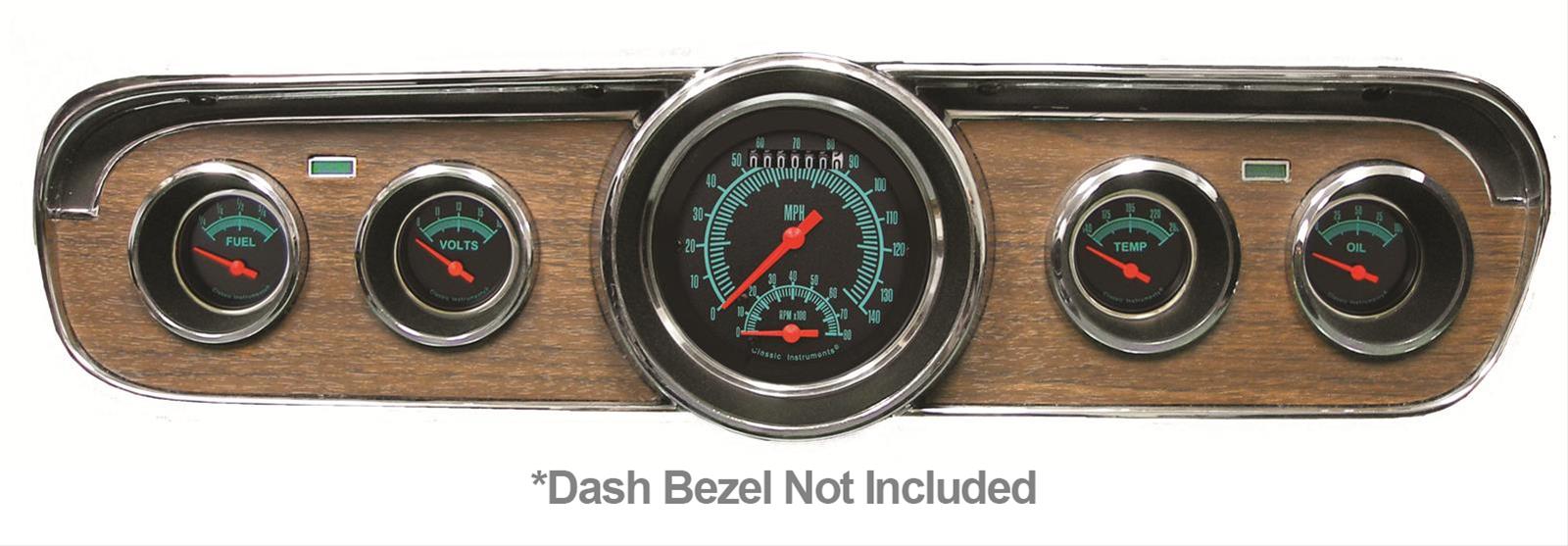 Classic Instruments 1965-66 Mustang Package Gauge Sets MU65GS35