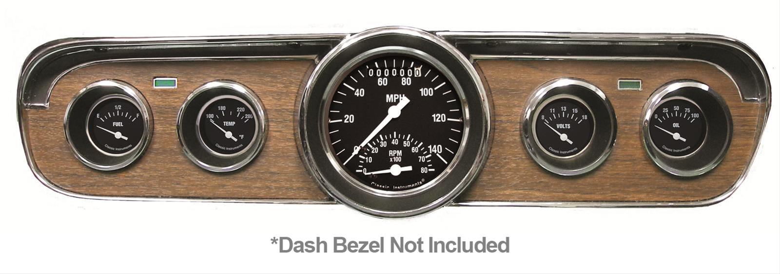 Classic Instruments 1965-66 Mustang Package Gauge Sets MU65HR35