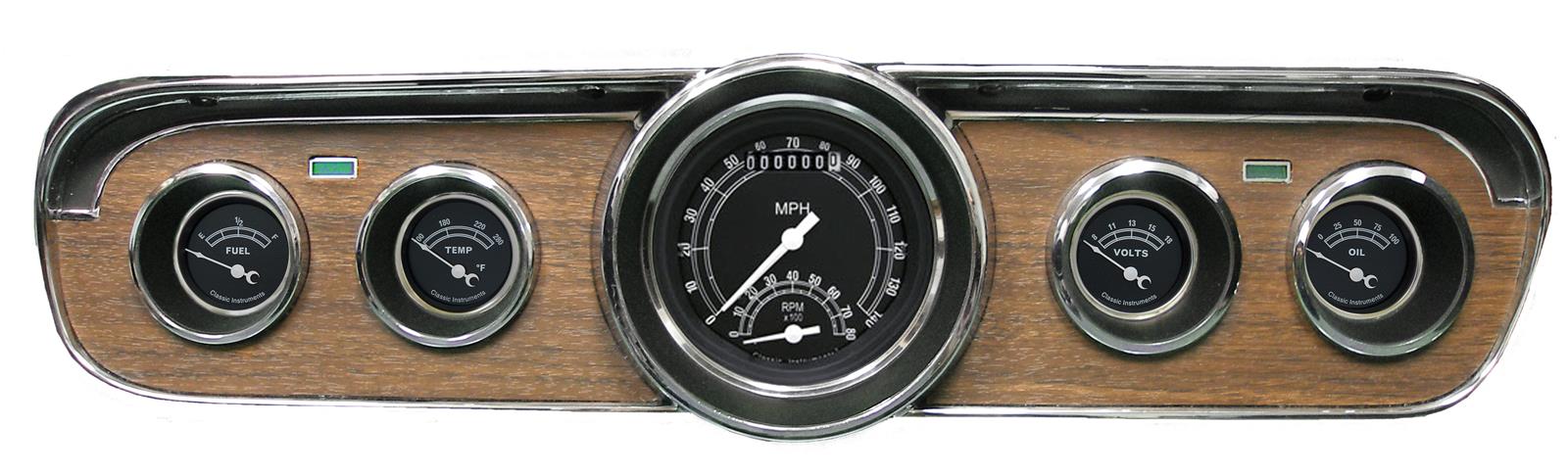 Classic Instruments 1965-66 Mustang Package Gauge Sets MU65TR35