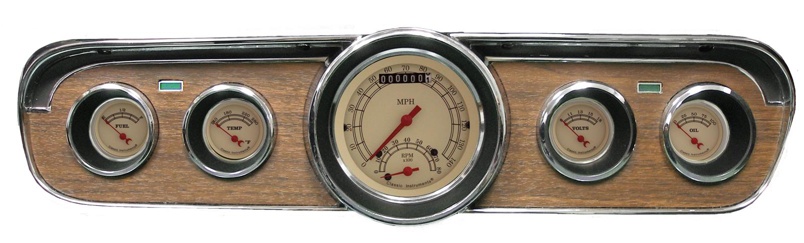 Classic Instruments 1965-66 Mustang Package Gauge Sets MU65VT35