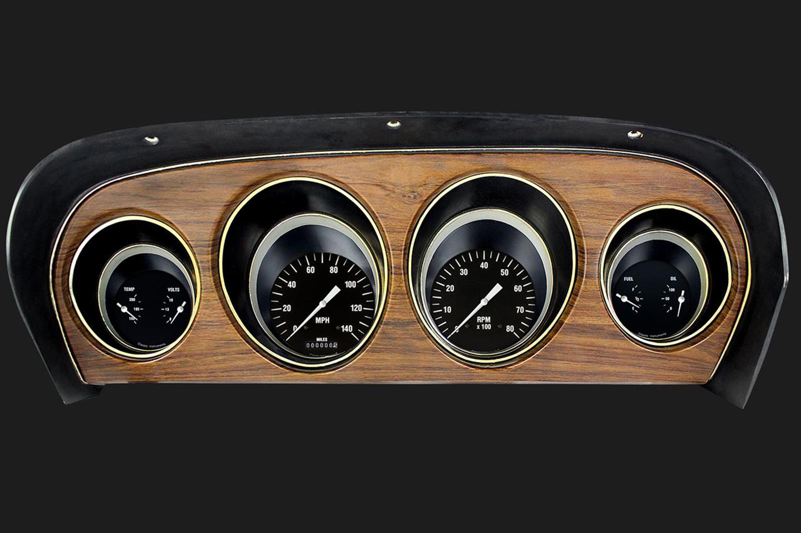 Classic Instruments 1969-70 Mustang Package Gauge Sets MU69HR