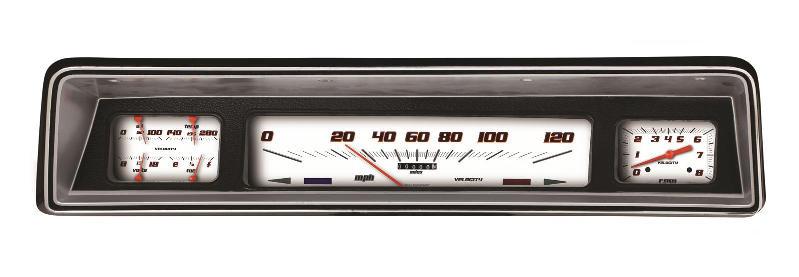 Classic Instruments 1966-67 Nova Package Gauge Sets NO66VSW