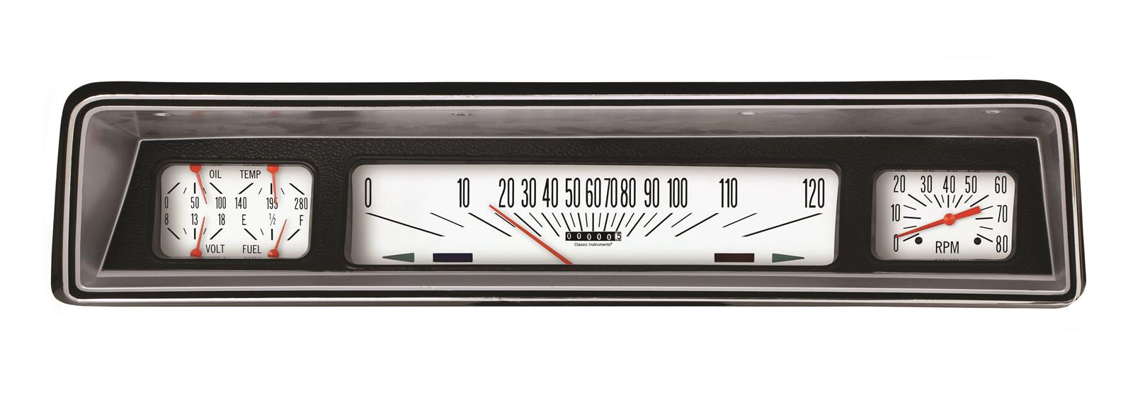 Classic Instruments 1966-67 Nova Package Gauge Sets NO66W