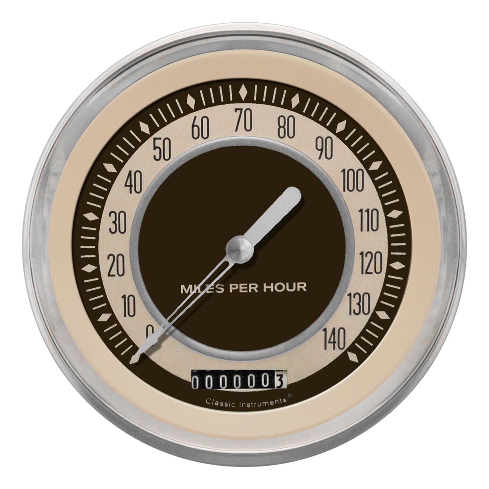 Classic Instruments Nostalgia VT Series Speedometers NT56SLC