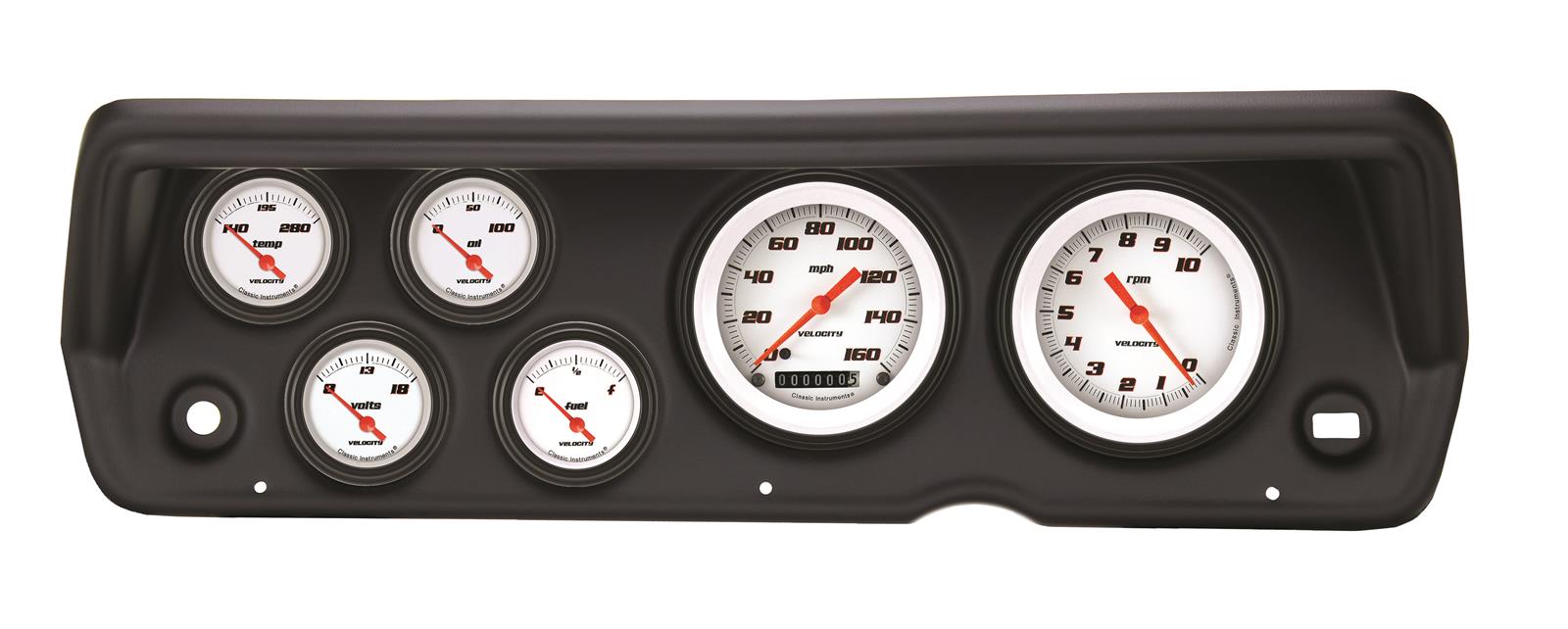 Classic Instruments 1970-76 Plymouth Duster/Demon/Dart Package Gauge Sets CDDU70VSW01BL