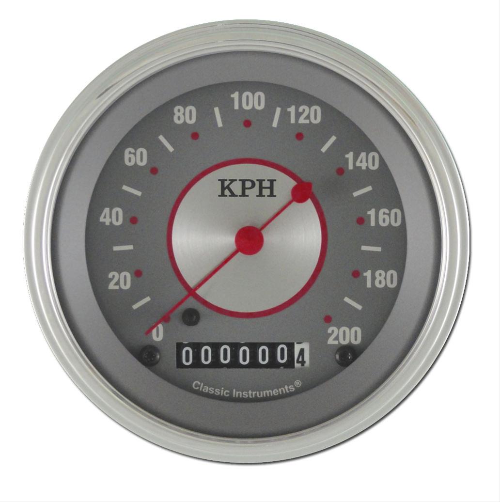 Classic Instruments Silver Series Speedometers SS59SLF