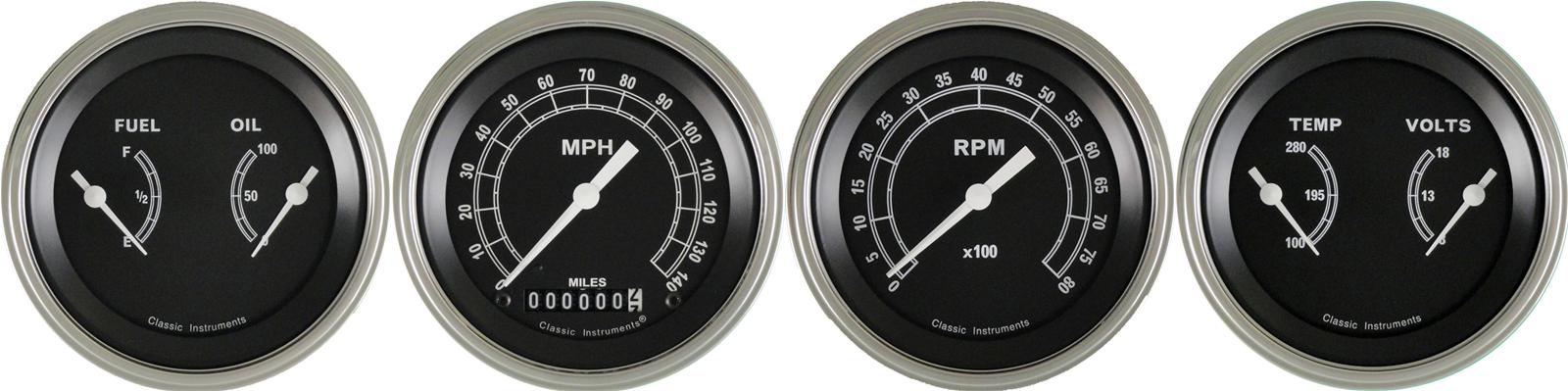 Classic Instruments Traditional Series Gauge Sets TR05SLF