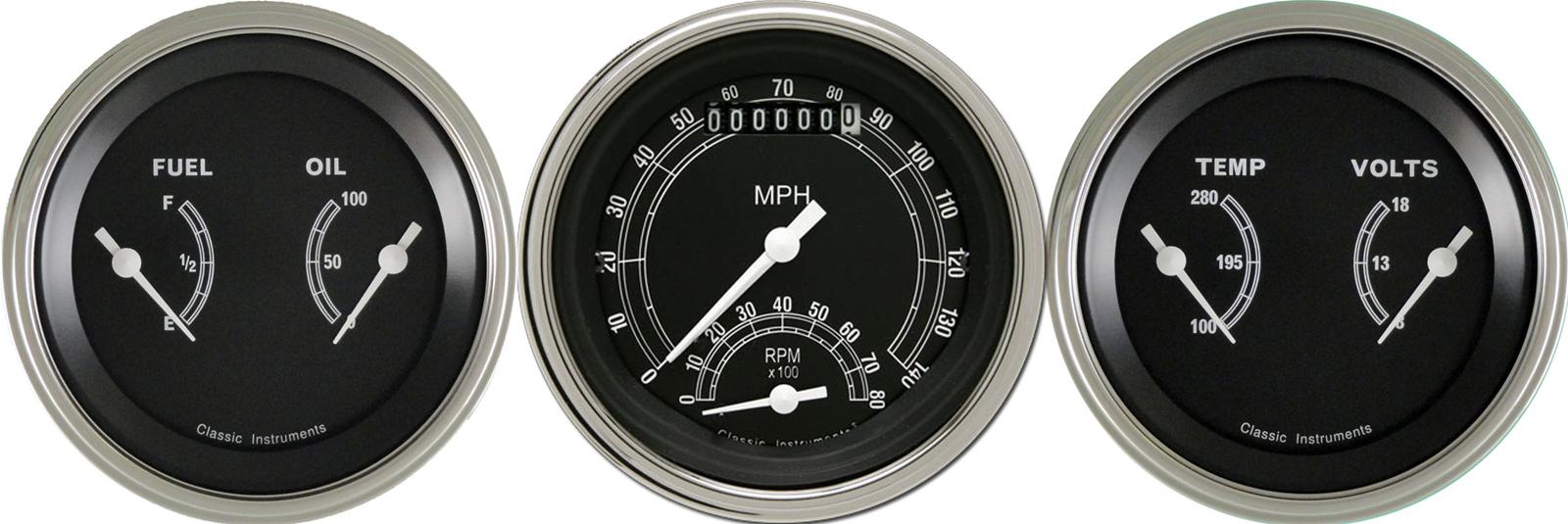 Classic Instruments Traditional Series Gauges TR34SLC
