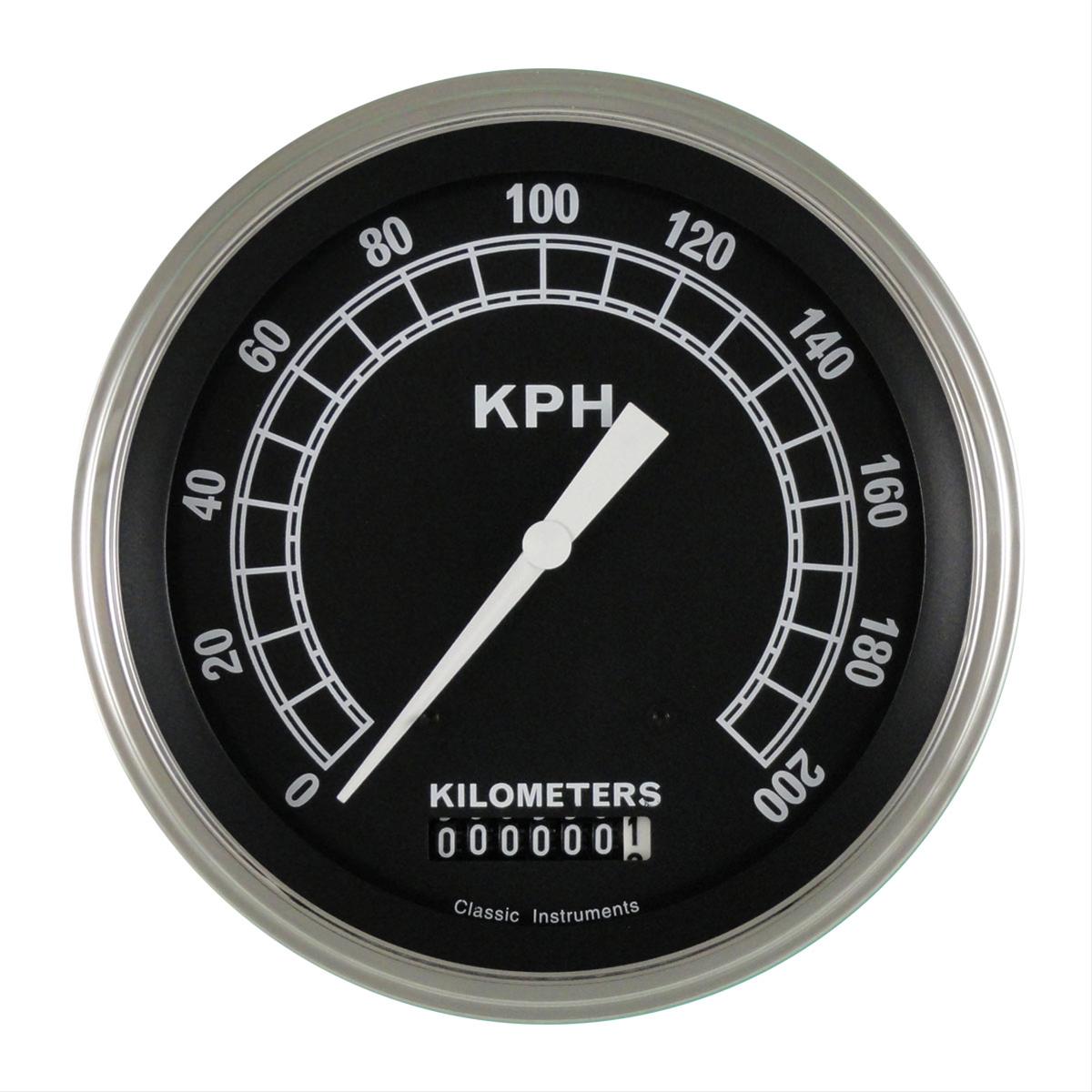 Classic Instruments Traditional Series Speedometers TR58SLC
