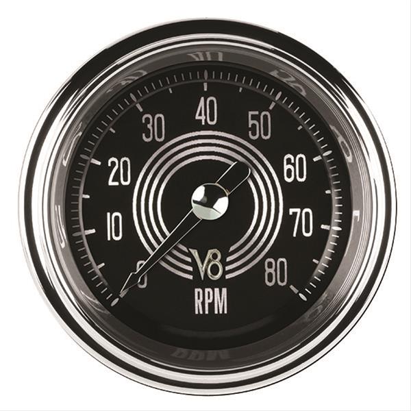 Classic Instruments V8 Speedster Series Tachometers V8SR183SHC