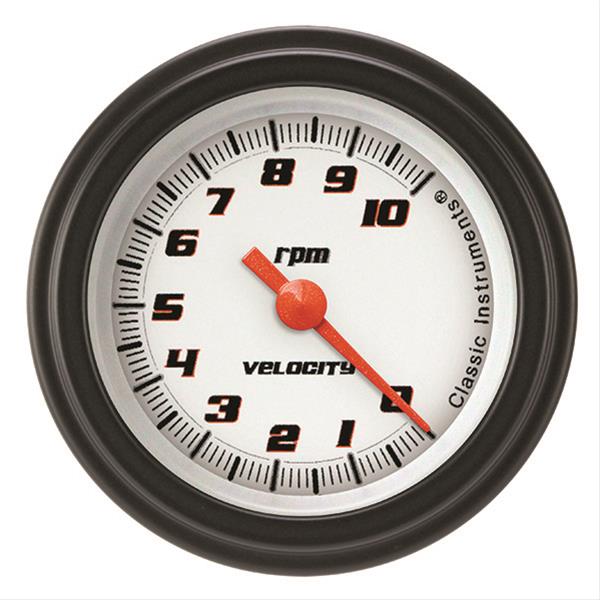 Classic Instruments Velocity Series Tachometers VS183WBLF